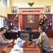 Kunjungan Kerja Kapolda Jabar, Irjen Pol Rudy Sufahriyadi, di ruang kerja Kasespim Polri, Irjen Pol Drs. Rokhmad Sunanto, Rabu (23/9/2020)