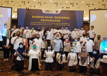 Kegiatan Konsolidasi Regional Kehumasan dalam Mendukung Penyebarluasan Informasi Pembangunan Infrastruktur PUPR tahun 2020, di Yogyakarta, Senin (26/10/2020)