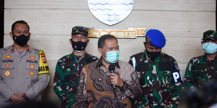 Walikota Bandung Oded M Danial bersama Forkompinda