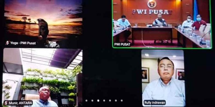 Pertemuan Virtual  Panitia HPN 2021