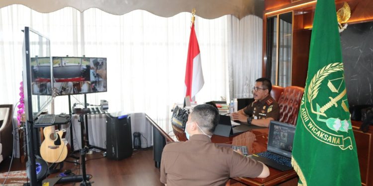 Wakil Jaksa Agung RI, Setia Untung Arimuladi, SH, M.H., saat Workshop di Gedung Menara Kartika Adhyaksa Kejaksaan Agung, Jakarta Selatan, Rabu (24/2/2021)