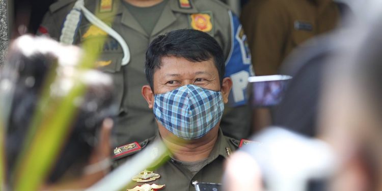 Kepala Bidang Penegakan Produk Hukum Daerah Satpol PP Kota Bandung, Idris Kuswandi