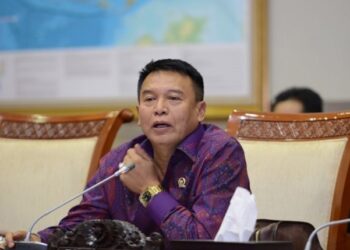 Anggota Komisi I DPR RI Fraksi PDI Perjuangan Mayjem TNI (purn) TB Hasanuddin (foto:net)