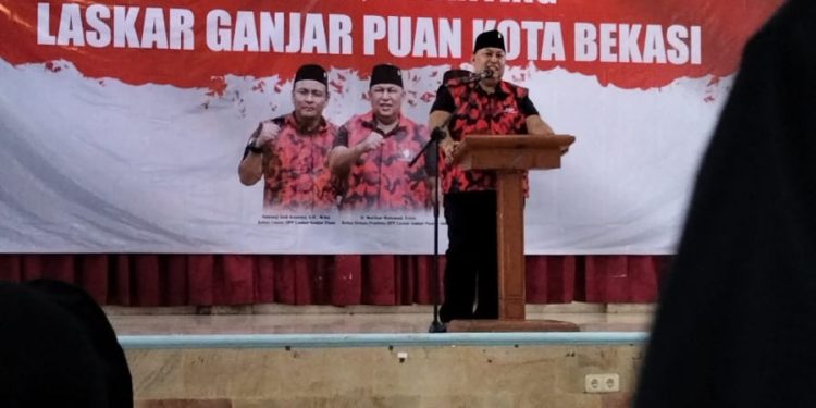 Teks foto: Ketua Dewan Pembina, H. Mochtar Mohamad saat memberikan sambutan. (Doc).