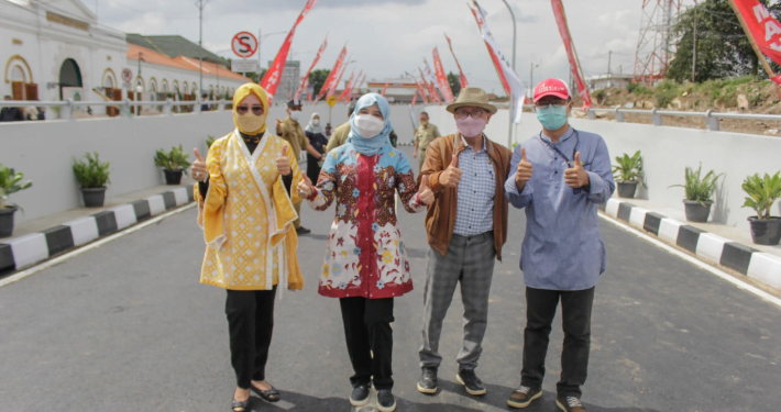Wakil Ketua DPRD Provinsi Jawa Barat bersama Pimpinan Komisi IV menghadiri acara peresmian Undepass Sriwijaya Kota Cimahi, di Jalan Dustira (Depan Rumah Sakit Dustira) Kota Cimahi (22/02/2022).