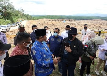 Keterangan foto: Ketua DPD RI, AA LaNyalla Mahmud Mattalitti saat meninjau lokasi Ibu Kota Nusantara yang terletak di Kabupaten Penajam Paser Utara, Kalimantan Timur, beberapa waktu lalu. (Doc).