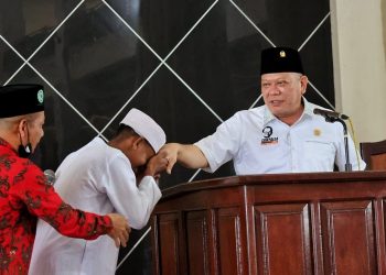 Keterangan foto: Ketua DPD RI, AA LaNyalla Mahmud Mattaliti saat menghadiri acara di salah satu Pondok Pesantren di Balikpapan, beberapa waktu lalu. (Doc).