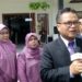 kepala MAN Kota Cimahi, Drs.Rudaya, M.M.Pd saat jumpa pers, usai pelepasan siswa , Senin, 13 Juni 2022/photo harry gibrant