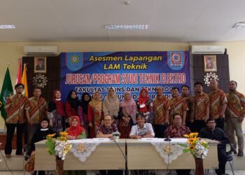 Perdana, di UIN SGD Bandung, Lembaga Akreditasi Mandiri (LAM) Teknik melakukan asesmen  lapangan kepada Program Studi Elektro, Fakultas Sains dan Teknologi (FST), di Auditorium FST,Jumat-Sabtu (1-2 /07/2022)./dok.photo istimewa