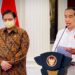 Presiden Jokowi dan Meneteri Koordinator Bidang Perekonomian Airlangga Hartarto