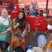 Kapus Sukaraja didampingi Ibu-Ibu PKK Kecamatan Sukaraja Kabupaten Sukabumi