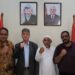 Teks foto: Dari kiri ke kanan: Ketua Umum JMSI, Teguh Santosa, Dubes Palestina, Zuhair Al Shun, Ketua GNPF Ulama OKU, Alikhan Ibrahim, dan tokoh masyarakat OKU di Jakarta, Usman Rizal. (Red).