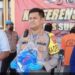 Kapolres Sukabumi, AKBP Dedy Darmawansyah didampingi Kasatreskrim bersama Kanit PPA Polres Sukabumi, Iptu Bayu Sunarti.