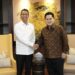 Menteri BUMN Erick Thohir dan Pj Gubernur DKI Jakarta Heru Budi Hartono