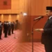 Menag Yaqut Cholil Qoumas melantik 32 pejabat Pimpinan Tinggi Pratama Kementerian Agama. Acara pelantikan berlangsung di gedung HM Rasjidi Kantor Kementerian Agama Jln MH Thamrin, Jakarta. Rabu (4/10/2022)./dok.photo kemenag