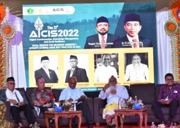 Gelaran Annual International Conference on Islamic Studies (AICIS) Ke-21 tahun 2022 berlangsung di Universitas Hindu Negeri I Gusti Bagus (UHN IGB) Sugriwa Bali./dok.photo hmsuinbdg