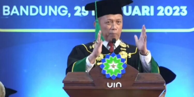 Prof.Mahmud Rektor UIN SGD Bandung/dok.photo istimewa.