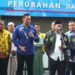 DUKUNGAN-Ketua Umum Partai Demokrat, AHY saat menerima kunjungan Koordinator KIB, Habil Marati bersama jajaran. (Foto Ist).