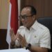 Teks foto-Pj Gubernur Sulbar, Prof Zudan Arif Fakrulloh saat paparan. (Foto Ist).