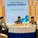 PAPARAN- Ketua Umum Pimpinan Pusat Muhammadiyah, Prof. Dr. H. Haedar Nashir, M.Si, Sekjen, Abdul Mu'thi saat memberikan Paparan. (Foto Retno).