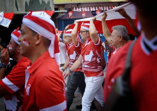 Festival Merah Putih, Ridwan Kamil Gabung Mengarak Bendera