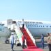 Presiden Jokowi tiba di Pangkalan TNI AU Adi Soemarmo, Kabupaten Boyolali, Provinsi Jawa Tengah, Rabu (20/09/2023). (Foto: istimewa)