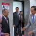 SAMBUT PRESIDEN RI-Dubes RI untuk Brunei Darussalam beserta istri menyambut kedatangan Presiden Jokowi di Bandar Udara Internasional Brunei pada Sabtu sore (13 Januari 2024). (Foto: Biro Pers, Media dan Informasi Sekretariat Presiden).