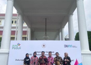 Istana Kepresidenan Jakarta komitmen gunakan energi bersih dengan melakukan pembelian 737 unit REC di tahun 2023