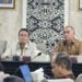 Kepala Bagian (Kabag) Fasilitasi, Penganggaran dan Pengawasan Iman Tohidin menerima kunjungan kerja Badan Anggaran Dewan Perwakilan Rakyat Daerah (DPRD) Provinsi Sumatera Utara. Kota Bandung, Senin (13/5/2024).
