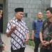 Wakil Rektor I Dr.Dadan Rusmana ,M.Ag saat menyambut kedatangan rombongan Irjen Kemenag/dok/hmsuinsgd