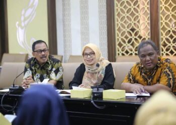 Pelaksana Harian (Plh) Sekretaris DPRD Jawa Barat sekaligus Kepala Bagian (Kabag) Persidangan dan Perundang-Undangan Iis Rostiasih di Kota Bandung. Jumat (9/8/2024).