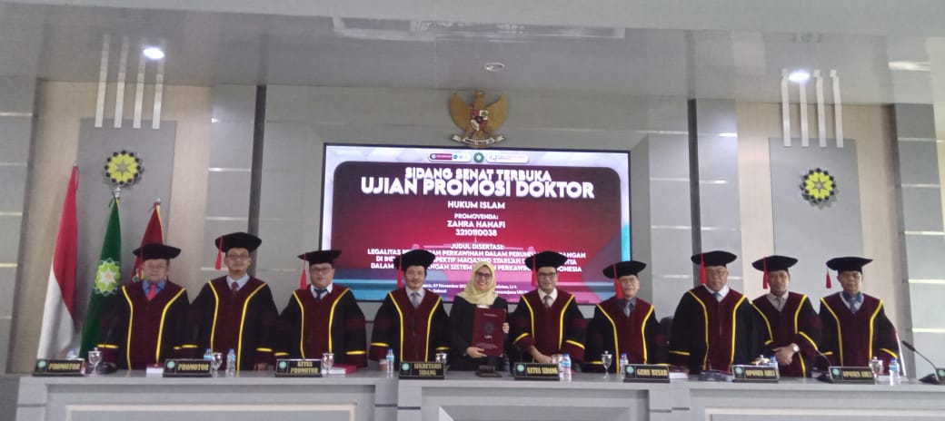 Ketua Pengadilan Agama Soasia, Maluku Utara, Zahra Hanafi sukses meraih Gelar Doktor Hukum Islam di Pasca sarjana UIN SGD Bandung. Kamis, 07 Nopember 2024/dok.Bedanews.com