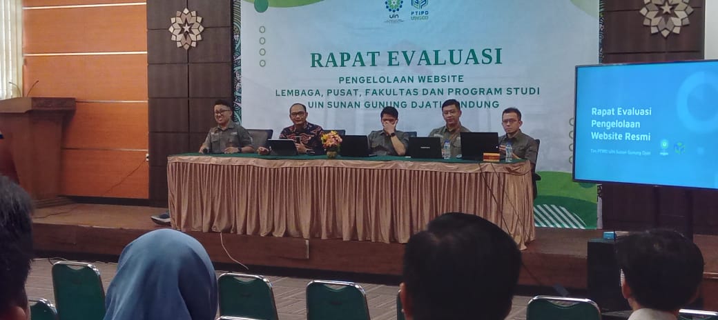 PTIP UIN SGD Bandung menggelar rapat evaluasi Pengelolaan website.Dok.Istimewa