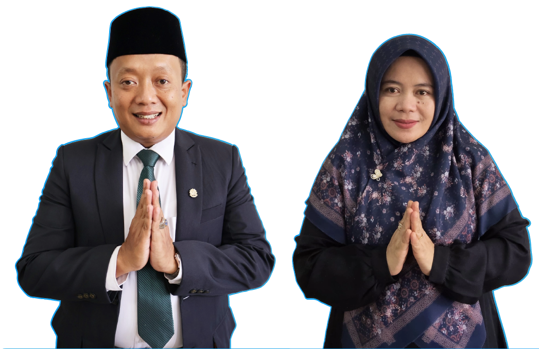 Ketua Program studi  Tasawuf Psikoterapi Dr.Cucu Setiawan,M.Ag  dan sekretaris Prodi Dr. Dian Siti Nurjanah, M.Ag