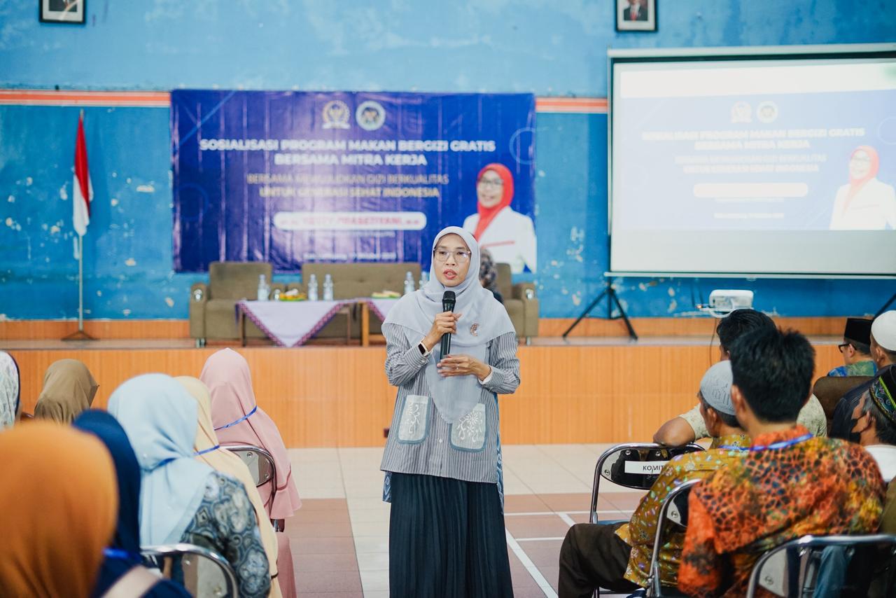 Sosialisasi program makan bergizi gratis di Lumajang