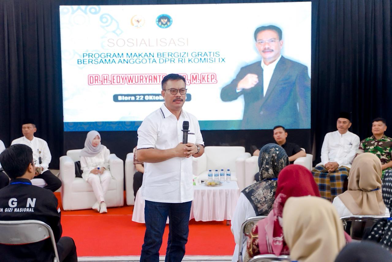 Sosialisasi program makan bergizi gratis di Blora