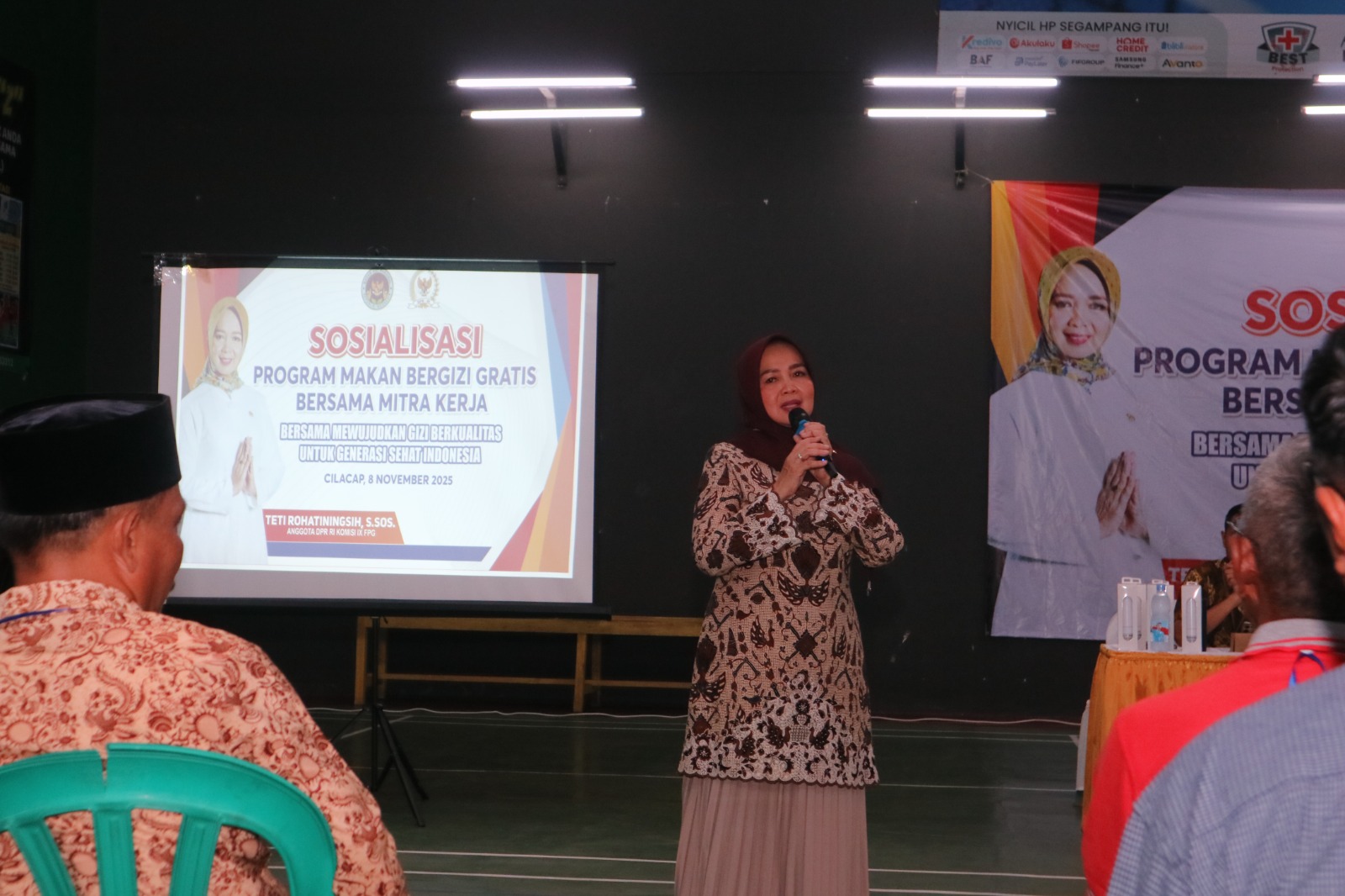 Sosialisasi program makan bergizi gratis di Cilacap