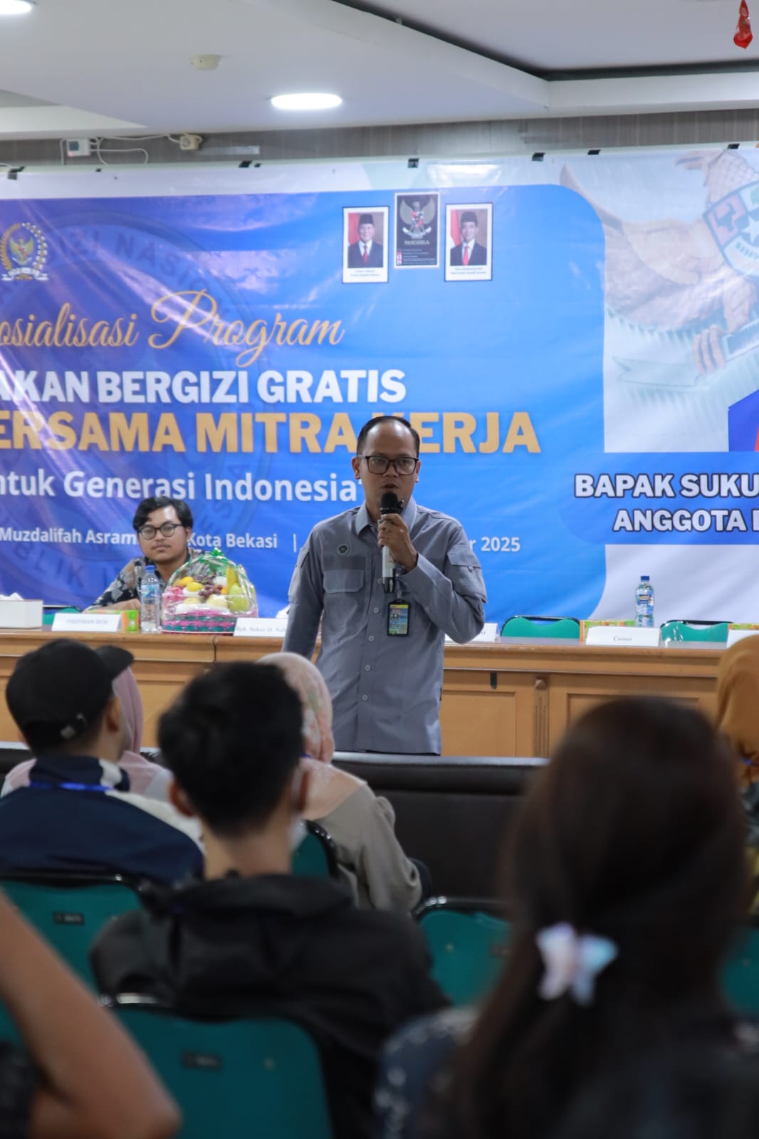 Sosialisasi program makan bergizi gratis di Bekasi