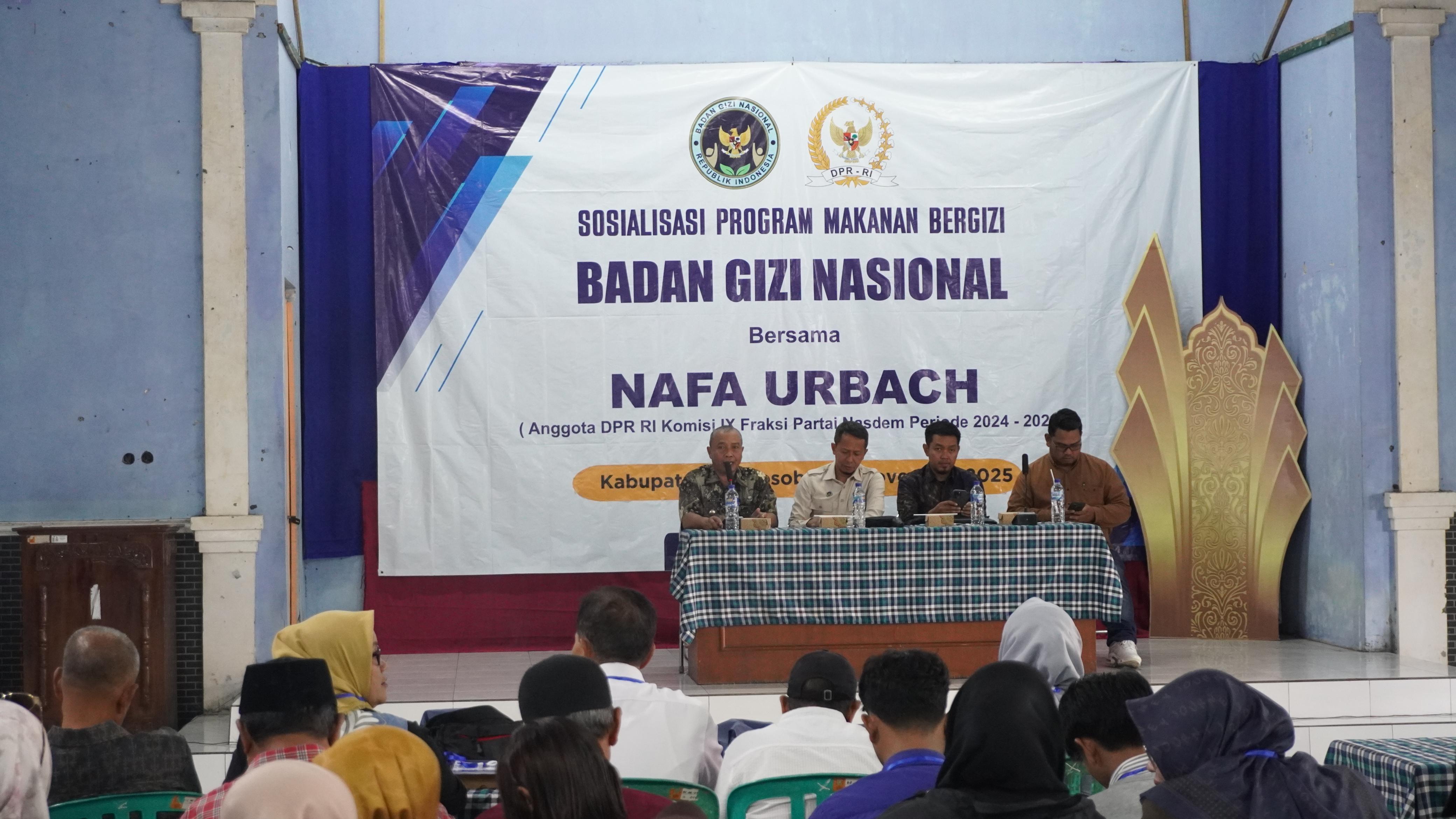 Sosialisasi program makan bergizi gratis di Wonosobo
