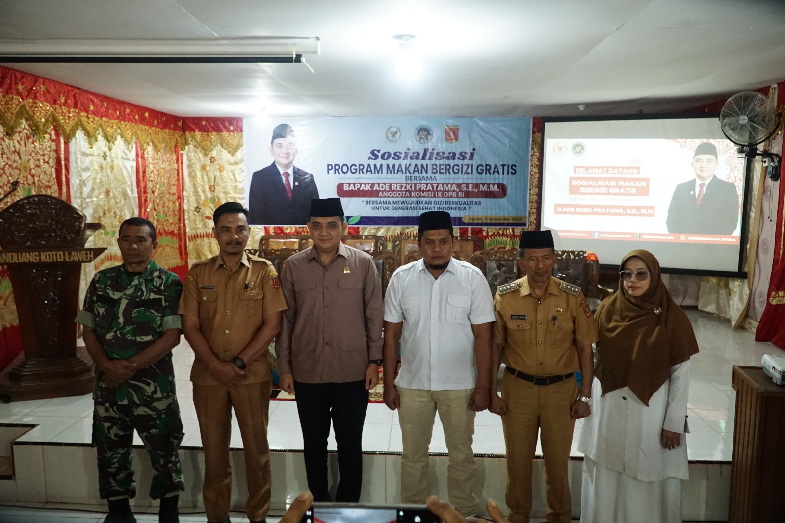 Sosialisasi program makan bergizi gratis di Agam