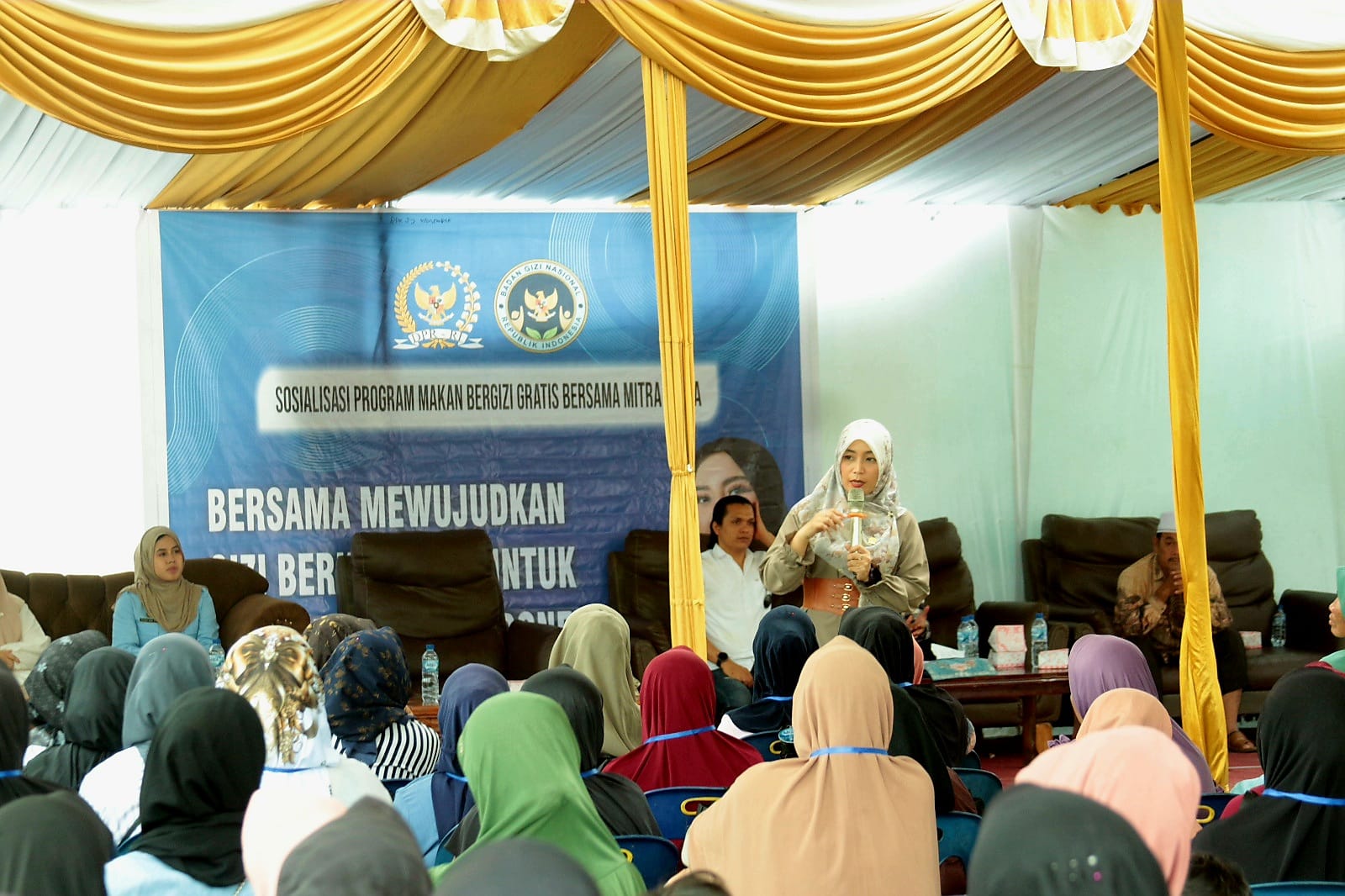 Sosialisasi program makan bergizi gratis di Langkat