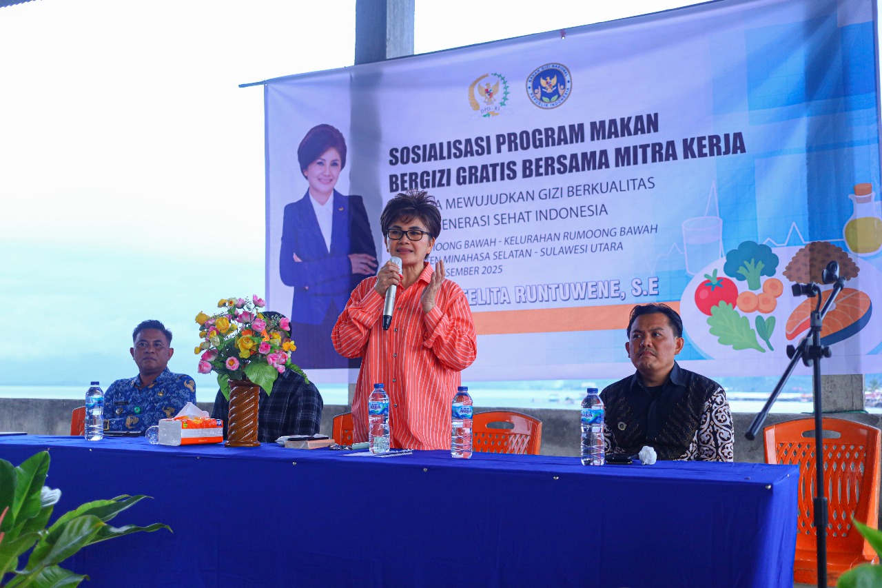 Sosialisasi program makan bergizi gratis di Minahasa