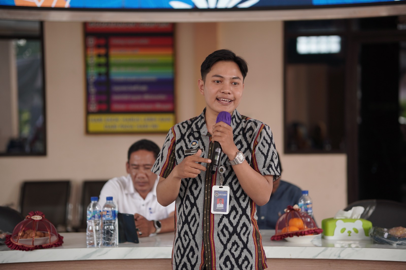 Sosialisasi program makan bergizi gratis di Sidoarjo.