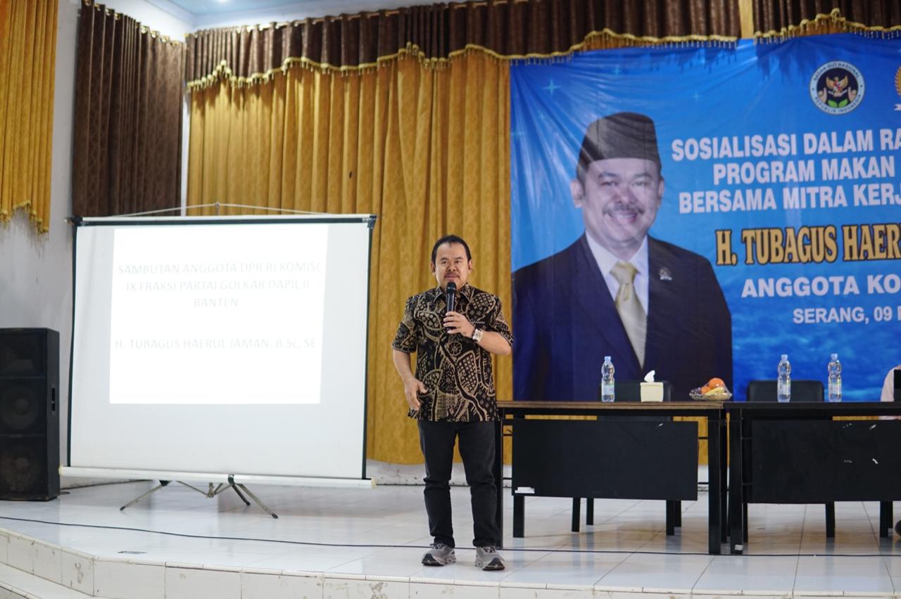 Sosialisasi program makan bergizi gratis di Serang