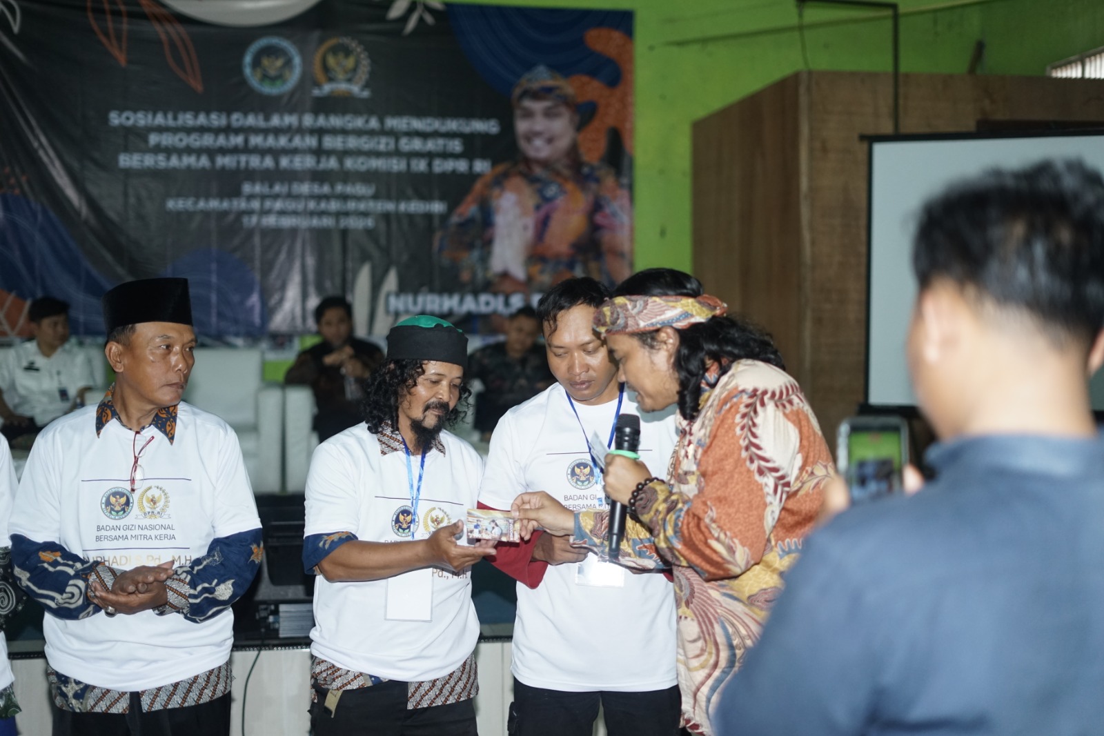 Sosialisasi program makan bergizi gratis di Desa Pagu, Kediri