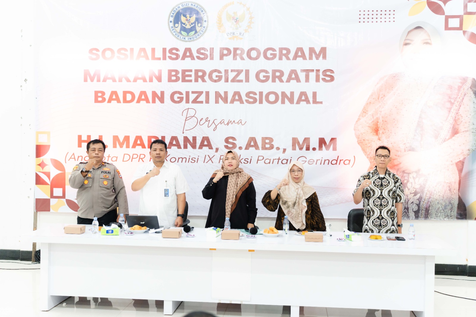 Sosialisasi program MBG di Tambang Ulang