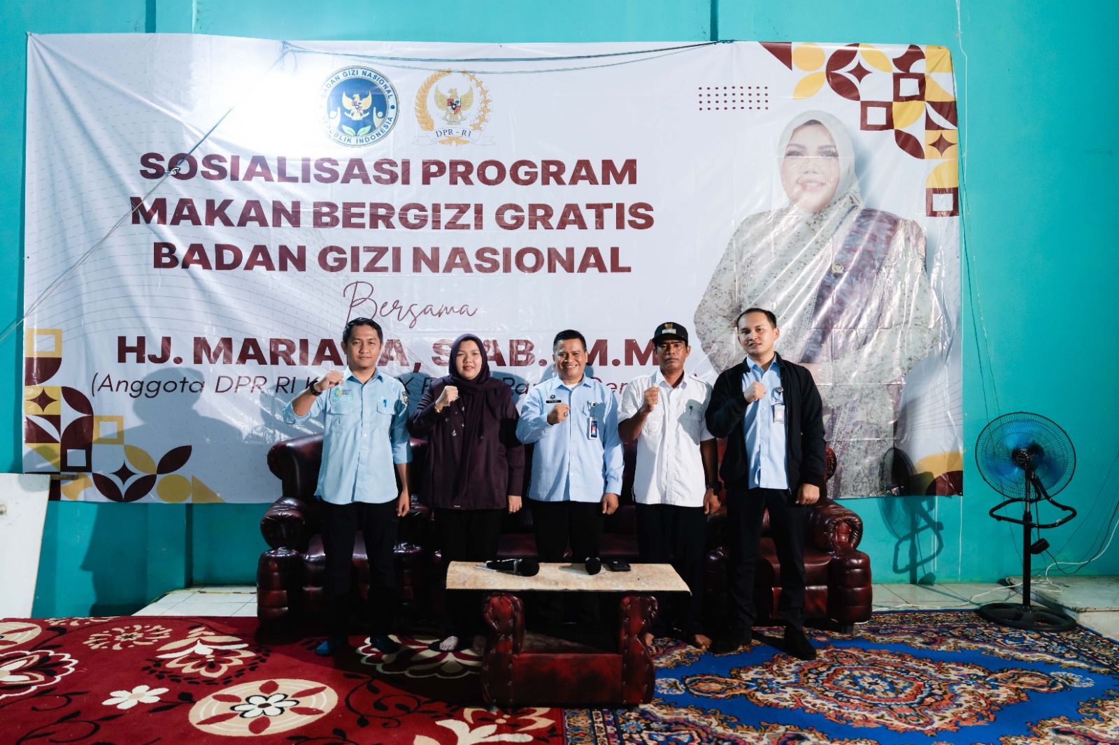 Sosialisasi program makan bergizi gratis di Tanah Laut