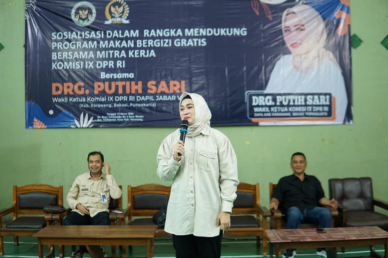 Sosialisasi program makan bergizi gratis di Karawang