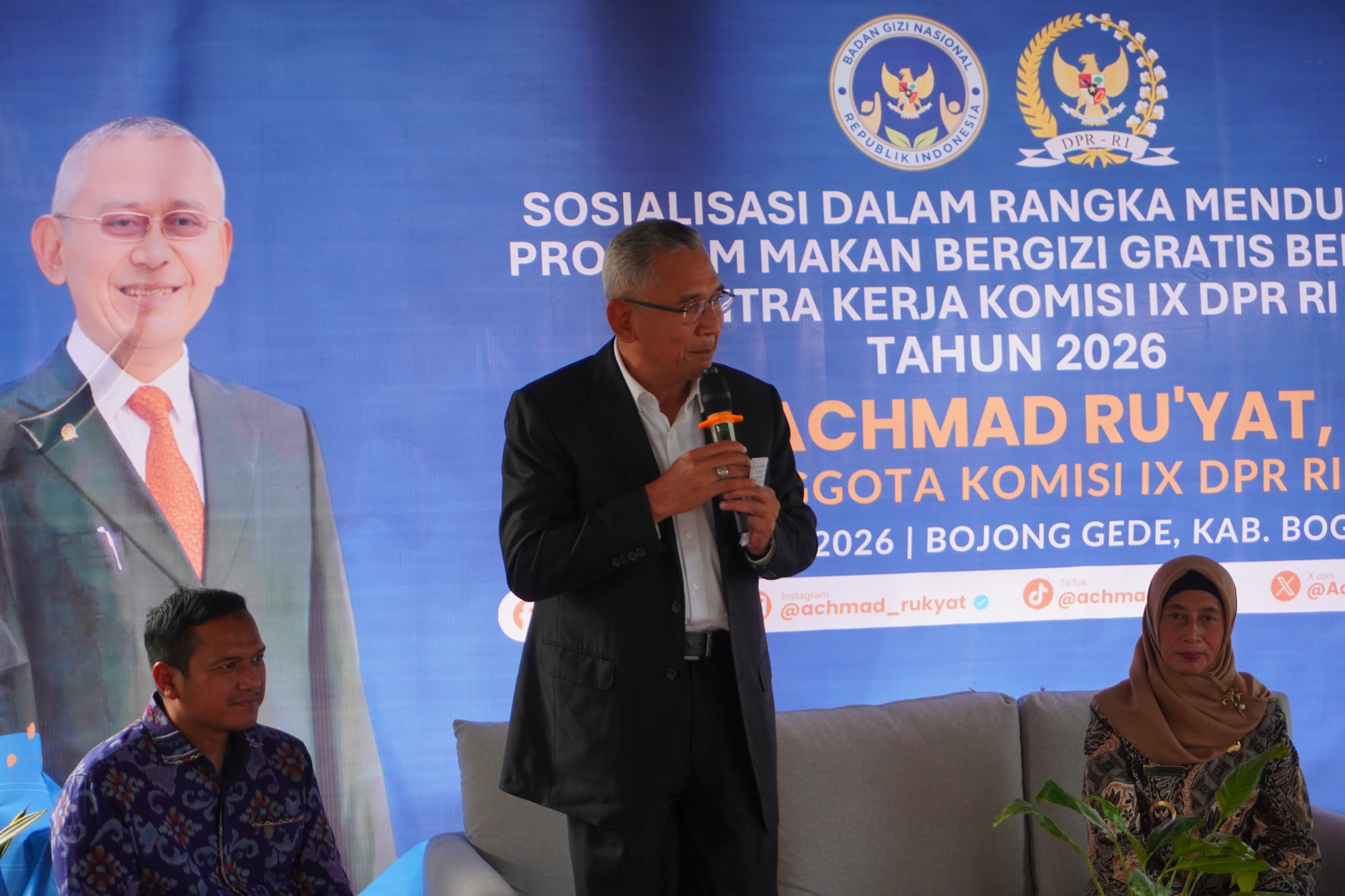 Sosialisasi program makan bergizi gratis di Bogor