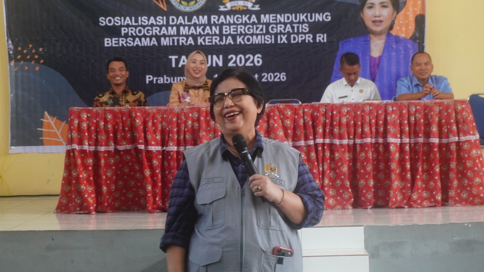 Anggota Komisi IX DPR RI, Irma Suryani sosialisasi program MBG di Prabumulih Selatan